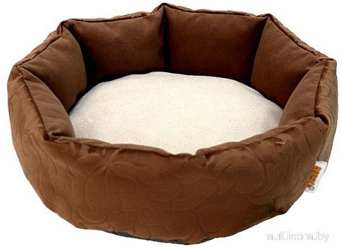Лежак Кот и Пес Нюша №2 Л4242М-С (коричневый)