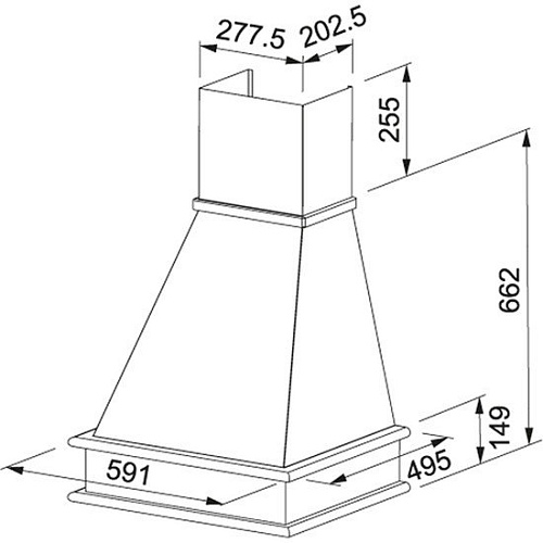 Кухонная вытяжка Franke Country Wood FCL 60 A2 321.0592.486 (белый)