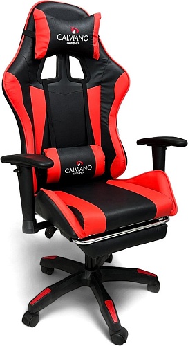 Офисное кресло Calviano 1585 (черный/красный)