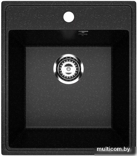 Кухонная мойка Practik PR-M 425-004 (черный оникс)