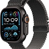 Умные часы Apple Watch Ultra 2 LTE 49 мм (титановый корпус, черный/черный, миланская петля S)