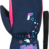 Горнолыжные варежки Reusch Kids Mitten 6285405-4540 (р-р 2, Dress Blue/Knockout Pink)