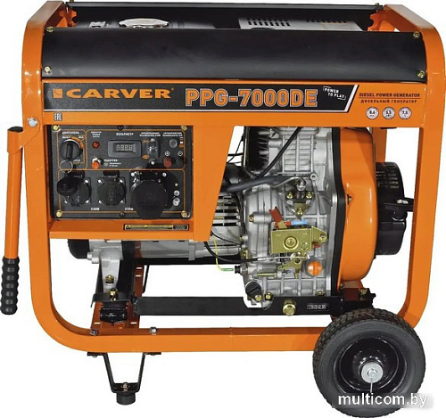 Дизельный генератор Carver PPG-7000DE