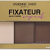 Тени для век Vivienne Sabo Fixateur Superb (тон 02 темно-коричневый)