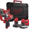 Набор электроинструментов Milwaukee M12 FPP2B-402X (с 2-мя АКБ, кейс, перфоратор) 4933459813