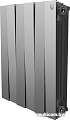 Биметаллический радиатор Royal Thermo PianoForte 500 Silver Satin (8 секций)