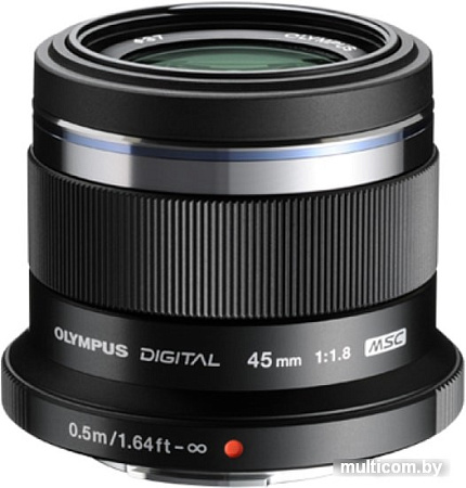 Объектив Olympus M.Zuiko Digital ED 45mm F1:1.8 (черный)