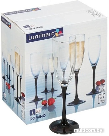 Набор бокалов для шампанского Luminarc Domino H8167