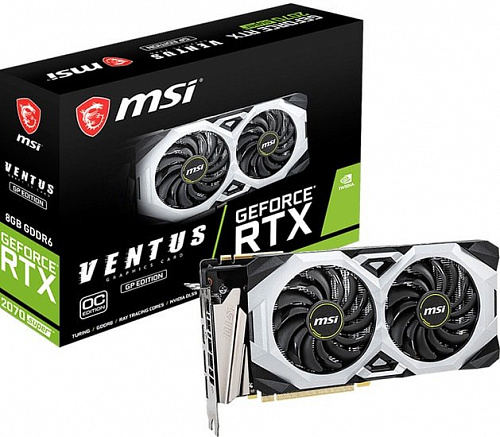 Видеокарта MSI GeForce RTX 2070 Super Ventus GP OC 8GB GDDR6