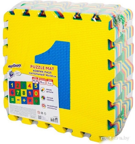 Коврик-пазл Юнландия Учим цифры 664659
