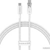 Кабель Baseus Explorer Series Fast Charging Cable Auto Power-Off For Overheating 100W USB Type-C - USB Type-C (1 м, белый)