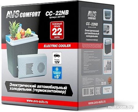Термоэлектрический автохолодильник AVS CC-22NB
