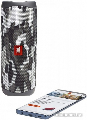 Беспроводная колонка JBL Flip 5 (черный камуфляж)