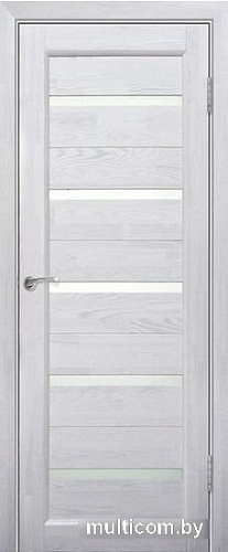 Межкомнатная дверь Юркас Вега ЧО 5 70x200 (белый, стекло мателюкс матовое)