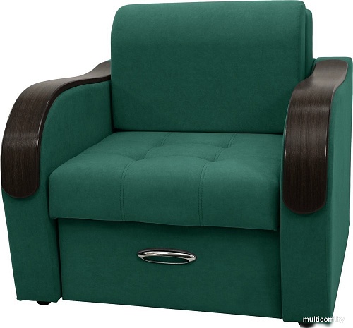 Кресло Сириус Лидер-1 НПБ 105x110 (Eva 30 велюр зеленый)