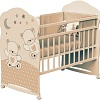 Классическая детская кроватка VDK Funny Bears колесо-качалка (слоновая кость)