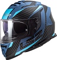 Мотошлем LS2 FF800 Storm Racer (XL, синий матовый)