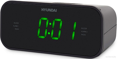 Настольные часы Hyundai H-RCL221 (зеленый)