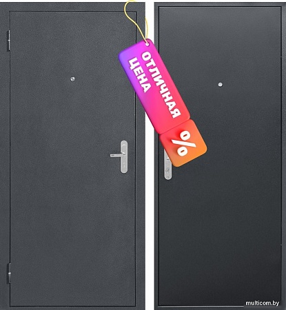 Металлическая дверь Guard Металл/металл Антик серебро (86x205, левая)