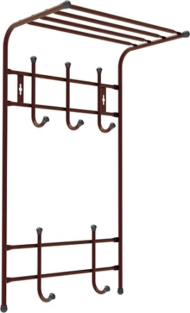 Вешалка для одежды Nika с полкой ВПТ5 (медный антик)