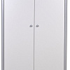 Шкаф распашной Polini Kids Simple двухсекционный с ящиками 0002770.55 (белый/серый)