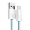 Кабель Baseus Dynamic Series USB Type-A - USB Type-C (1 м, голубой)