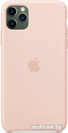 Чехол Apple Silicone Case для iPhone 11 Pro Max (розовый песок)