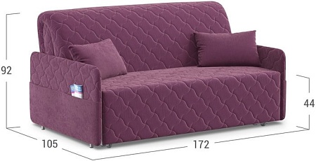 Диван Moon Trade Страйк 119 002110 (фиолетовый)