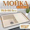 Кухонная мойка Saniteco Fama (бежевый)