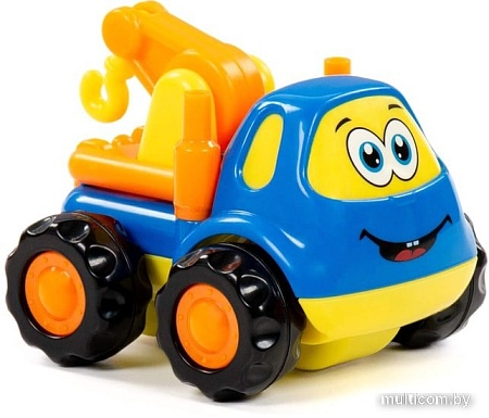 Игрушечный транспорт Полесье Автомобиль-эвакуатор инерционный Патрик 88949