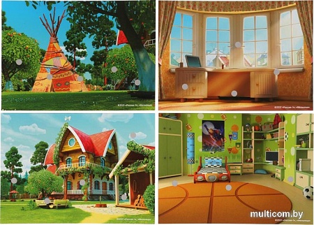 Игра на липучках Умка Незабываемоле лето. Барбоскины 4680107925084