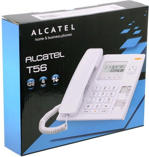 Проводной телефон Alcatel T56 (белый)