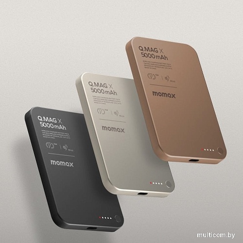 Внешний аккумулятор Momax Q.Mag X Magnetic IP116A 5000mAh (черный)