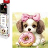 Алмазная мозаика Феникс+ Щенок с пончиком 71362