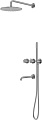 Душевая система Abber Wasser Kreis 316 AF8150BGG (оружейная сталь брашированная)