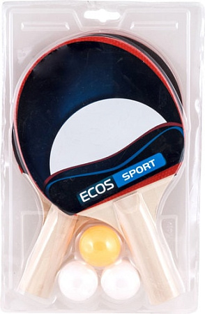Набор Ecos PPSet-01 (2 ракетки + 3 мячика)