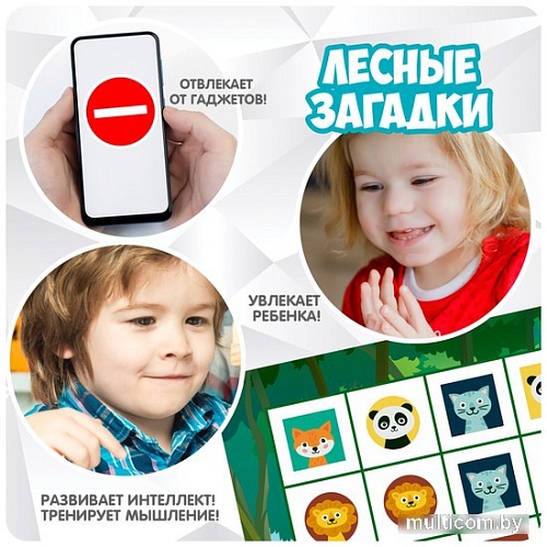 Развивающая игра Bondibon Лесные загадки ВВ5636