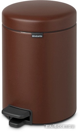 Мусорное ведро Brabantia Pedal Bin NewIcon 5 л (минерально-коричневый)