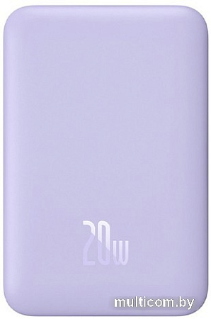 Baseus Magnetic Mini Wireless Fast Charge Power Bank 10000mAh 20W (сиреневый)