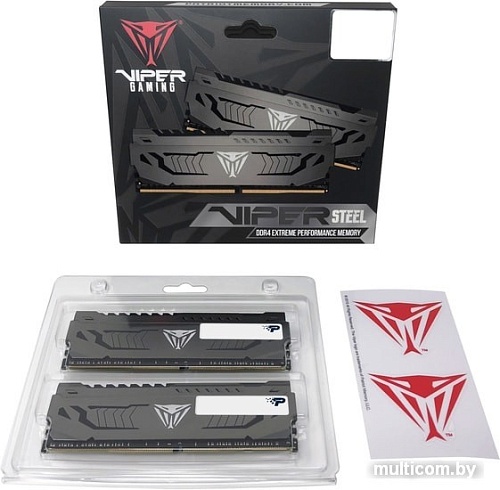 Оперативная память Patriot Viper Steel 2x32GB DDR4 PC4-28800 PVS464G360C8K