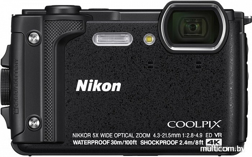 Фотоаппарат Nikon Coolpix W300 (черный)