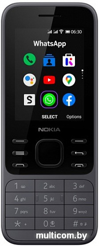 Мобильный телефон Nokia 6300 4G Dual SIM (серый)