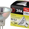 Галогенная лампа ЭРА GU5.3-JCDR (MR16) -75W-230V-CL C0027366