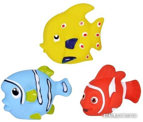 Набор игрушек для ванной Жирафики Морские рыбки 68860