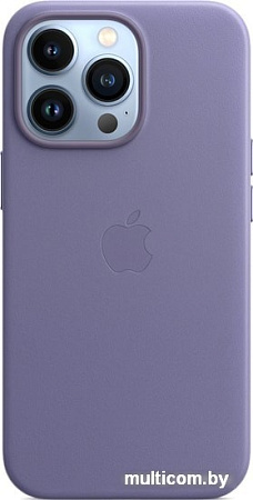 Чехол для телефона Apple MagSafe Leather Case для iPhone 13 Pro (сиреневая глициния)