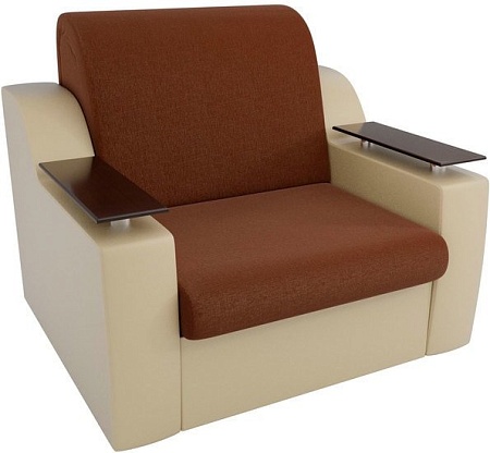 Кресло Лига диванов Сенатор 100702 60 см (коричневый/бежевый)