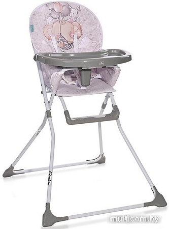 Высокий стульчик Lorelli Cookie 2023 (marble grey flying friends)