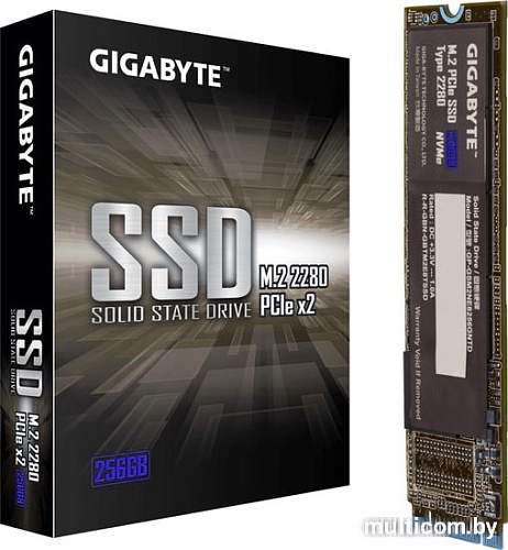 SSD Gigabyte M.2 PCIe SSD 256GB GP-GSM2NE8256GNTD