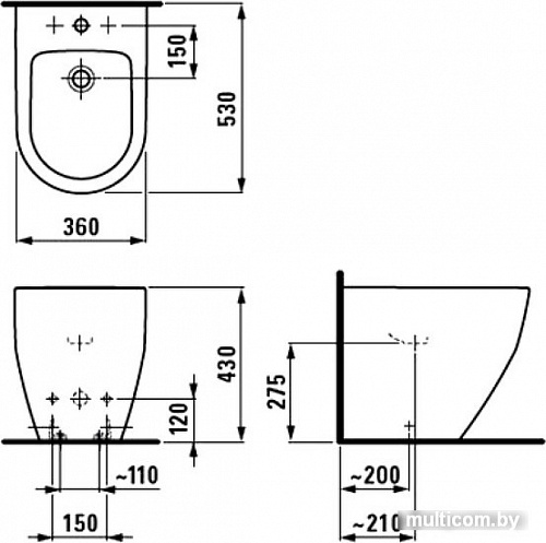 Биде Laufen Pro [8329520003021]