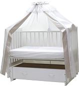 Балдахин на кроватку Топотушки Классик 111/8 (серый)